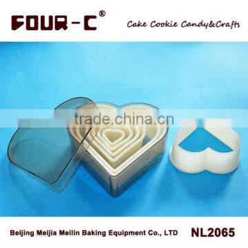 Heart nylon cookie cutters,useful pastry and cookie tools set
