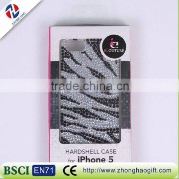 Black Crystal Sticker for Mobile Cell Phone