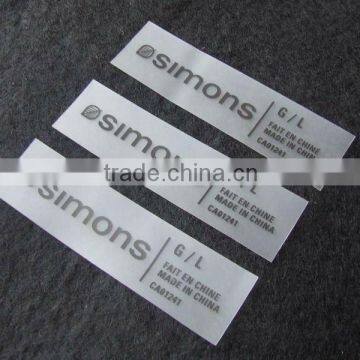 printed TPU swimming clothes labels