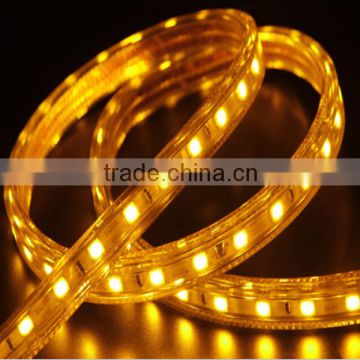 Flat yellow led bar party decoration Rope strip lights with 5line 90led/M