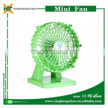 Mini ferris wheel plastic portable mini handheld fan