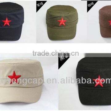 2015 promotion cheap fashion Army cap brushed cotton