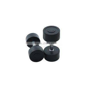 China factory price rubber gym dumbbells