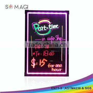 Express Outdoor Led Restaurant Menu Board Writing 2015 New Products