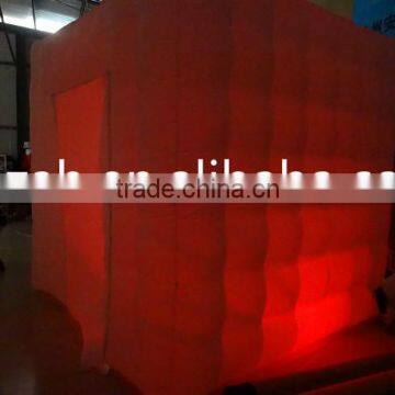 Lighting Inflatable Cube Photo Booth 2.5m*2.5m