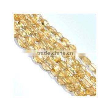 One Strand Citrine Natural Gemstone Beads