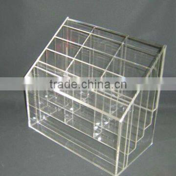 transparent plastic storage case with Partition room