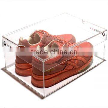 2015 new arrival clear acrylic sneaker box showcase