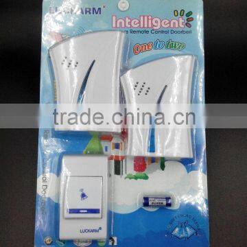 China Wireless Doorbell With 1 Switch RC and Twin Chimes-7610