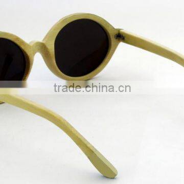 2016 Bicycle Shape Bamboo Sunglasses With Ice Blue Lens Wholesale photo-4