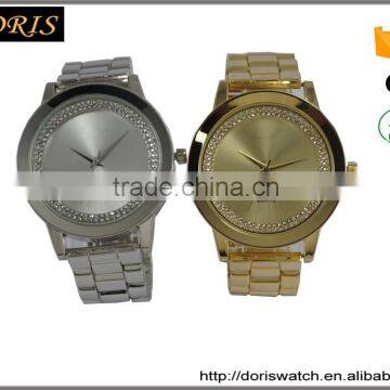 Hot fashion custom alloy men wrist watch japan movt