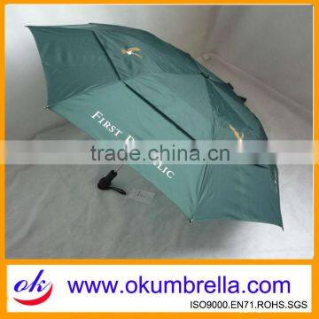 Arc 42"*8Ribs Automatic Open 2 Folding Umbrella OKF170