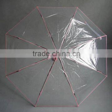 3 Folding Transparent Umbrella From China Umbrella Factory