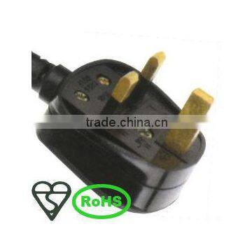 13A 250V Black Assembly Fused UK Power Plug