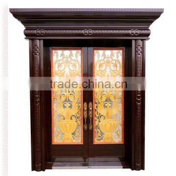 Ancient charm Fairview Love designed style used wrought iron door gates/cheap wrought iron gates