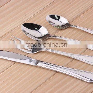 Stainless Steel Flatware Cutlery Set With Mirror Finish Including Fork Spoon Knife Tableware Dinner Set KX-S128