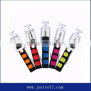 Wired Selfie Stick no Need Bluetooth Mini Selfie Stick Mobile Selfie Stick With Cable photo-3