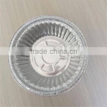 Recyclable Aluminum Foil Lunch Box With Foil Lids, Round Salad Container Takeaway photo-4