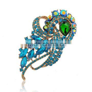 2015 costume jewelry pins and brooches,cheap brooches in bulk,large rhinestone brooch