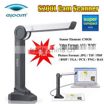 Eloam S200L A4 Office Document Portable Cam Photograph Video Scanner Visualizer