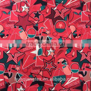 Star Circle Print Polyester Taslon Fabric for Jacket Board Short photo-3