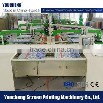 Korea Tech Super Precision Automatic Nonwoven Bags Silk Screen Printing Machine