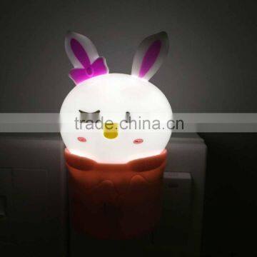 BBY-NL RABBIT-2 Night ligh new design cute animal LED Night light with sensor