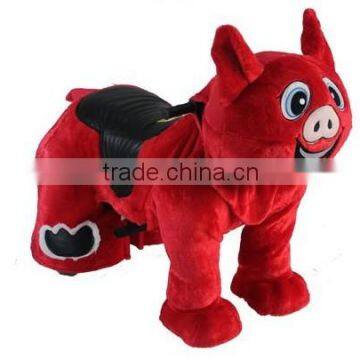 battery Walking Plush pig Toy car with CE