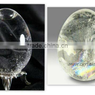 Clear Crystal Quartz Eggs