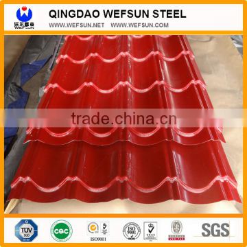 High-strength popular color-coated corrugated steel plate