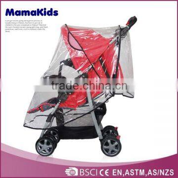British royal family's good choice PVC transparent plastic stroller rain cover