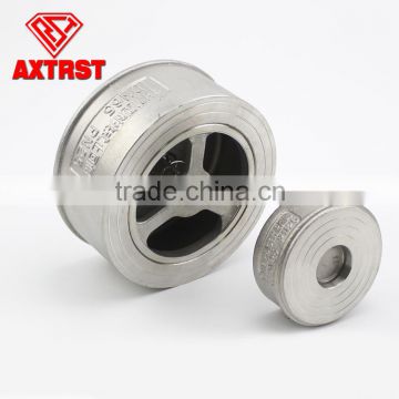 single disc spring wafer stainless steel thread check valve