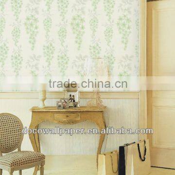 PVC beautiful waterproof wallpaper for kids room in China, home interior wallpaper