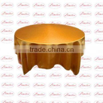 Polyester satin overlay, shining satin table cloth, wedding banquet table cloth, round and rectangle table cloth ,table cover