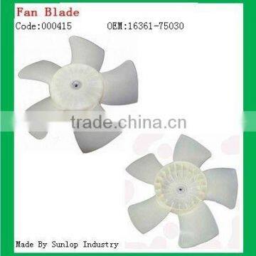 toyota parts #000415 hiace 200 fan blade for hiace 16361-75030