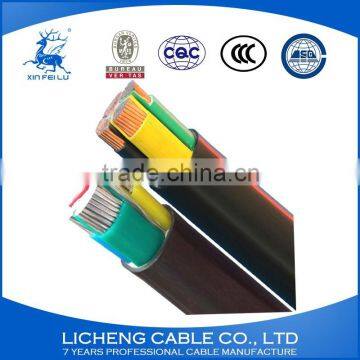 High quality 4 core Copper conductor XLPE insulated PVC sheathed power cable