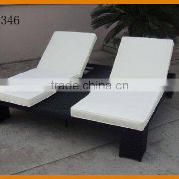 Unfoldable Double Size Daybed Lounge Adjustable Sunbed