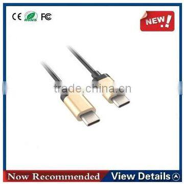 2015 New Aluminium Alloy USB 3.1 type C male to male cable