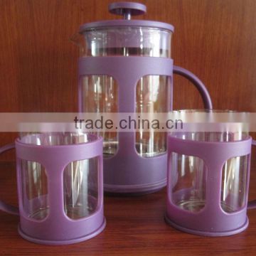 new design tea coffee plunger set