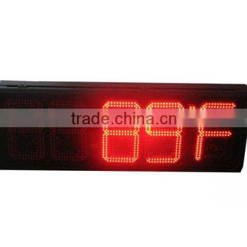 High brightness outdoor high brightness waterproof led temperature sign