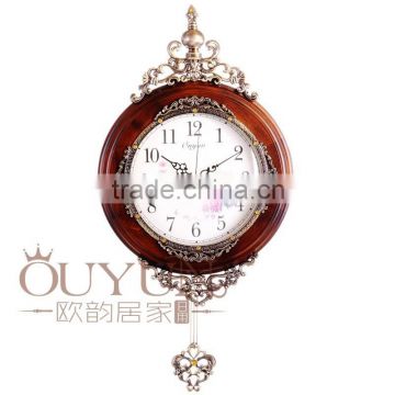 China Wholesale Antique Pendulum Wall Clock For Home Decor