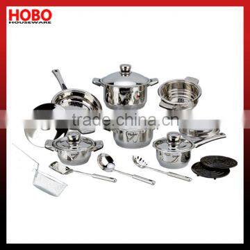 21 Pcs Stainless Steel Cookware Set Cookware Pot Cooking Pot