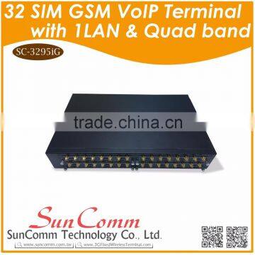 GSM VoIP Gateway SC-3295iG 1 LAN with 32 SIM channel