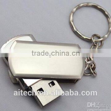 High quality swivel metal usb flash drive with custom logo with 2GB,4GB,8GB