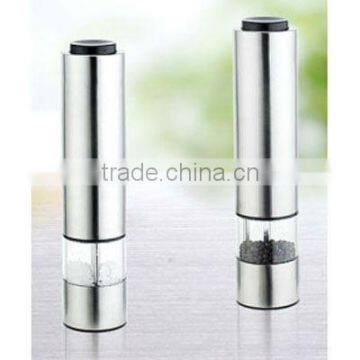 stainless steel electric sea salt grinder with light