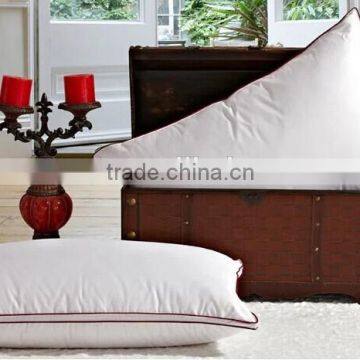 Cotton White Duck Down Gusset Pillow