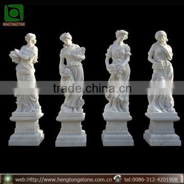 White Marble Four Season Garden Statues