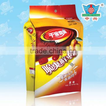 Re-sealable side gusset aluminum foil food red dates plastic bag