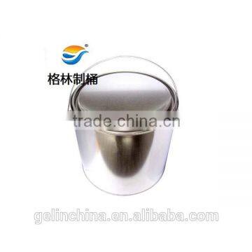 2.5L Round Metal Bucket With Metal Handle photo-2