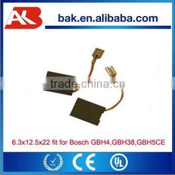 Bosch Carbon Brush size 6.3x12.5x22 fit for GBH38,GSH5CE,GSH4,GBH5DCE model 1617014122